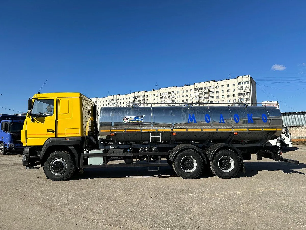 Автоцистерна (молоковоз) 14.5 куб.м. (АЦИП-14.5) на шасси МАЗ-631228-8575-012