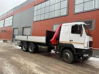 Бортовой грузовик МАЗ 6312С9 с КМУ FASSI